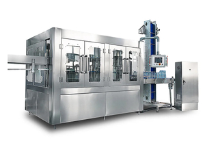 PET Plastic Bottle Water Bottling Filling Labeling Packing Machine 3-in-1