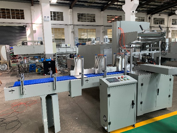 Automatic PE Film Shrink Wrapping Machine