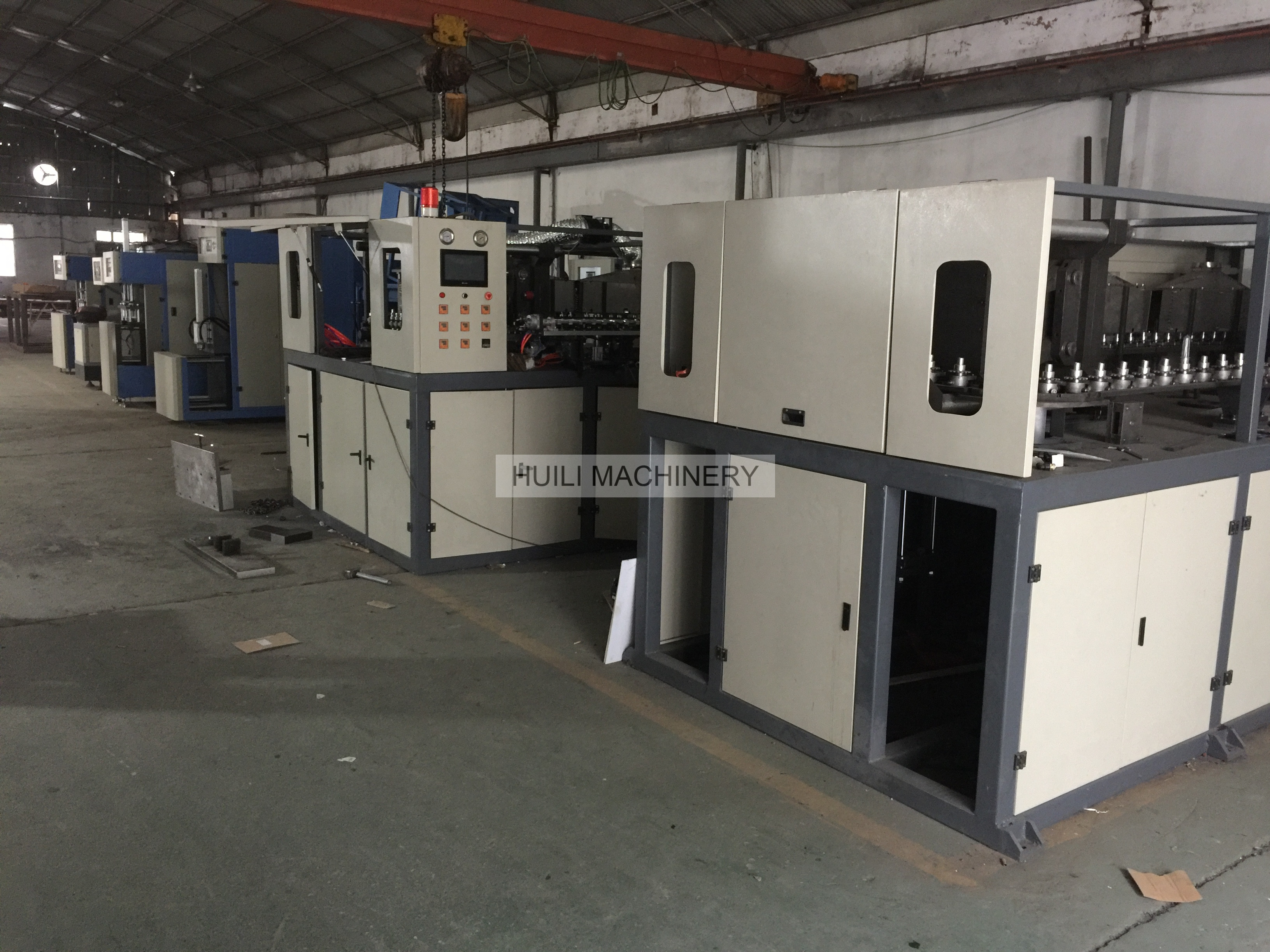 Pet Bottle 2 Cavity Full Automatic Blow Molding Machine 0.2L-20L